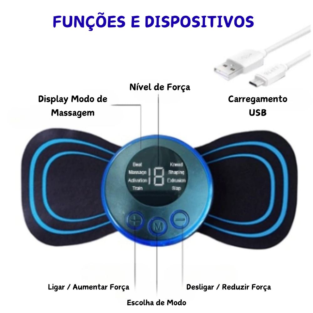 Massageador SkinPulse - Compre e Leve em Dobro