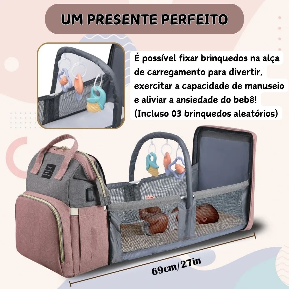 Mochila Berço 2 em 1 Confort