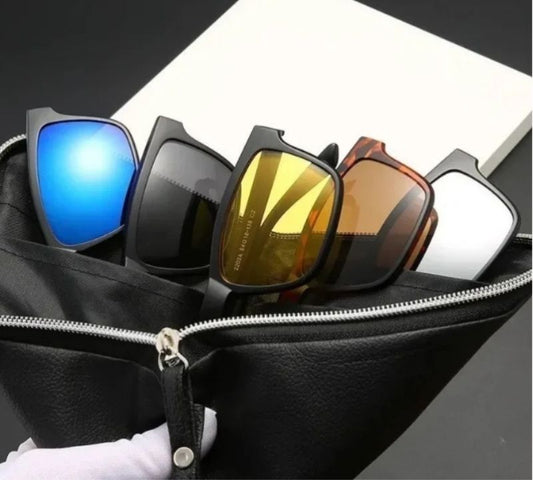 Óculos 6 em 1 Concept Retangular - Unissex