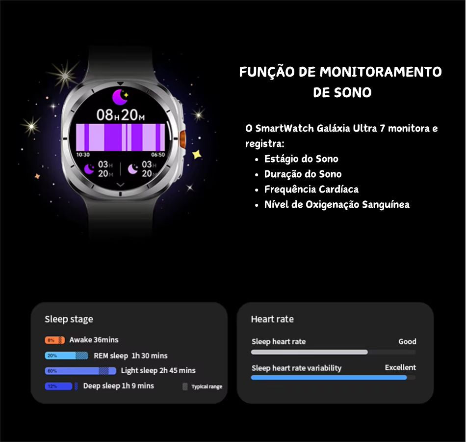 SmartWatch Galáxia Ultra 7