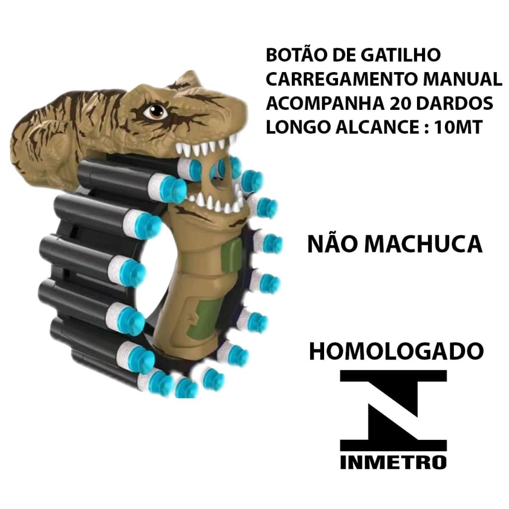 Lança Dardos T-Rex