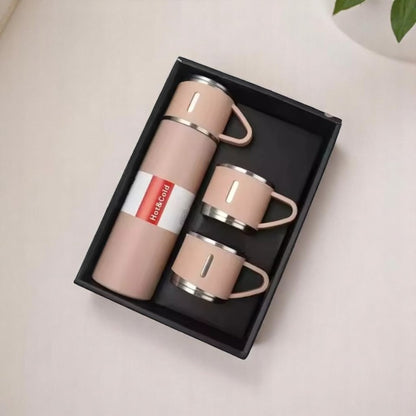 Kit Tudo Térmico Garrafa e 3 Canecas