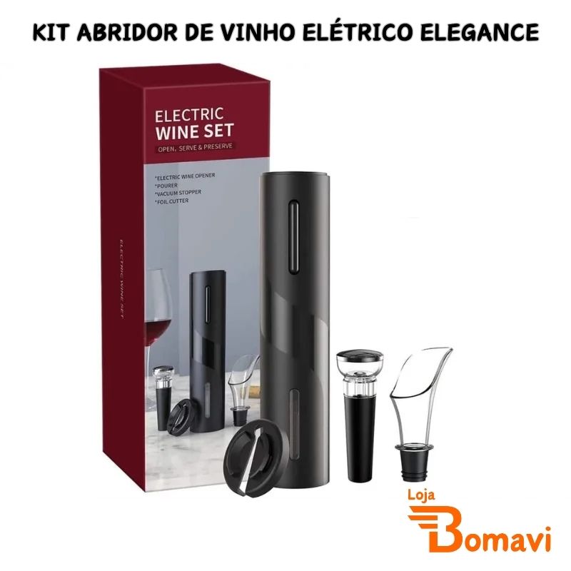 Abridor de Vinho Elétrico Elegance