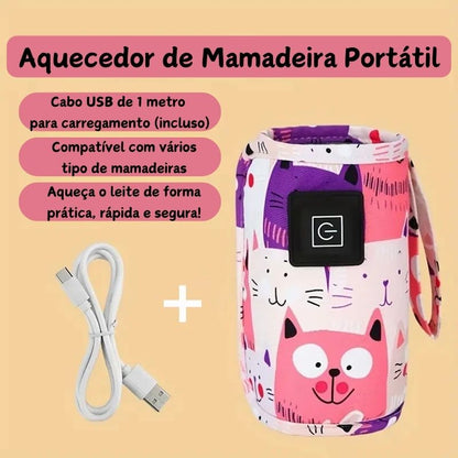 Aquecedor de Mamadeira Portátil