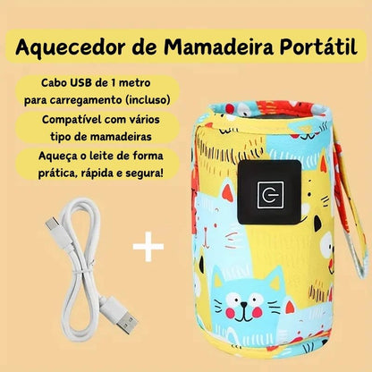 Aquecedor de Mamadeira Portátil