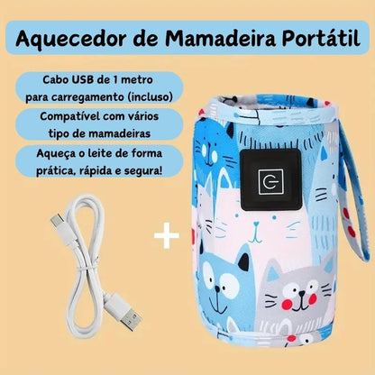 Aquecedor de Mamadeira Portátil