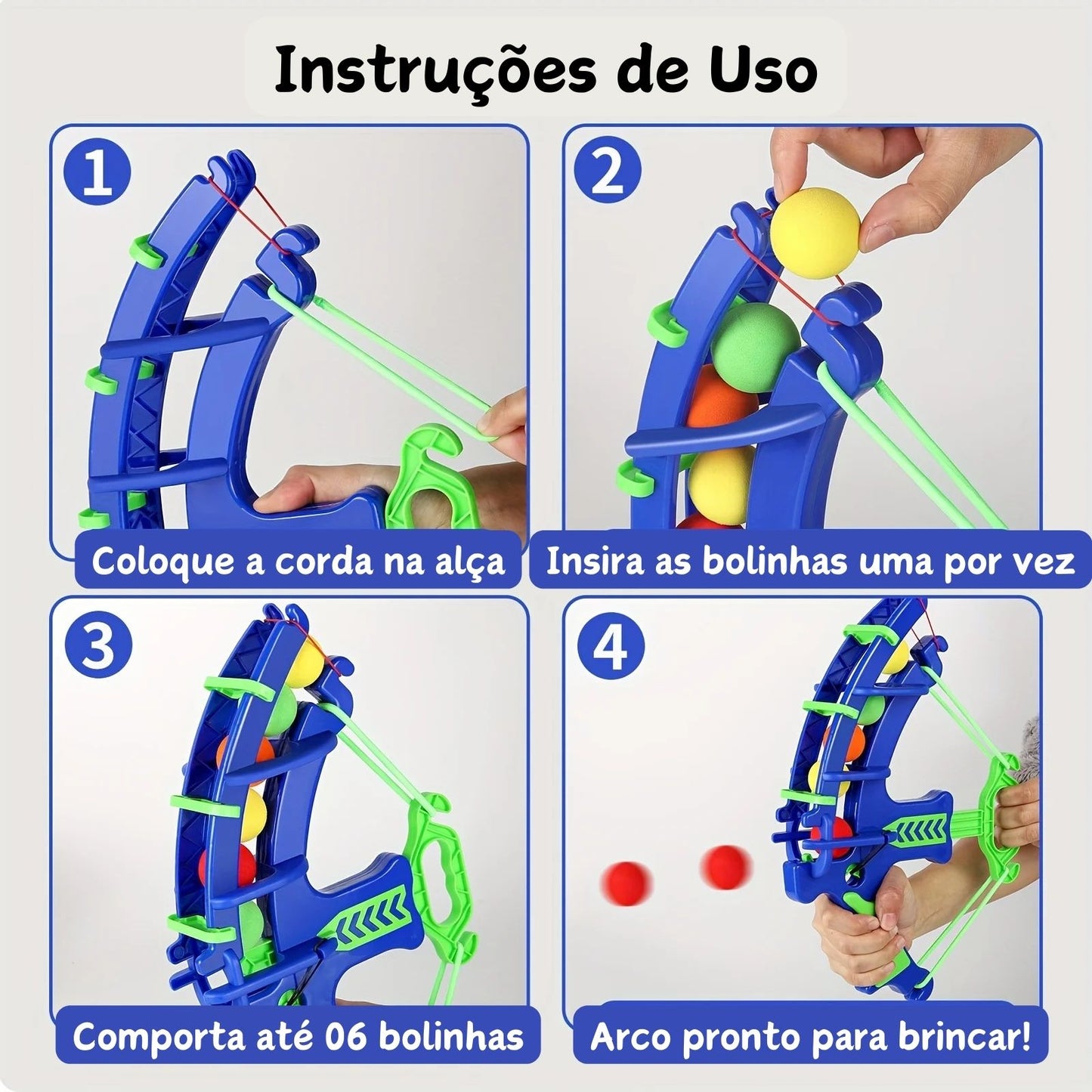 Arco Arremessador de Bolinhas