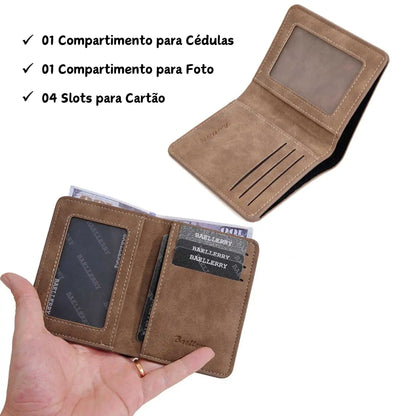 Carteira Slim Anti-Furto Proteção RFID