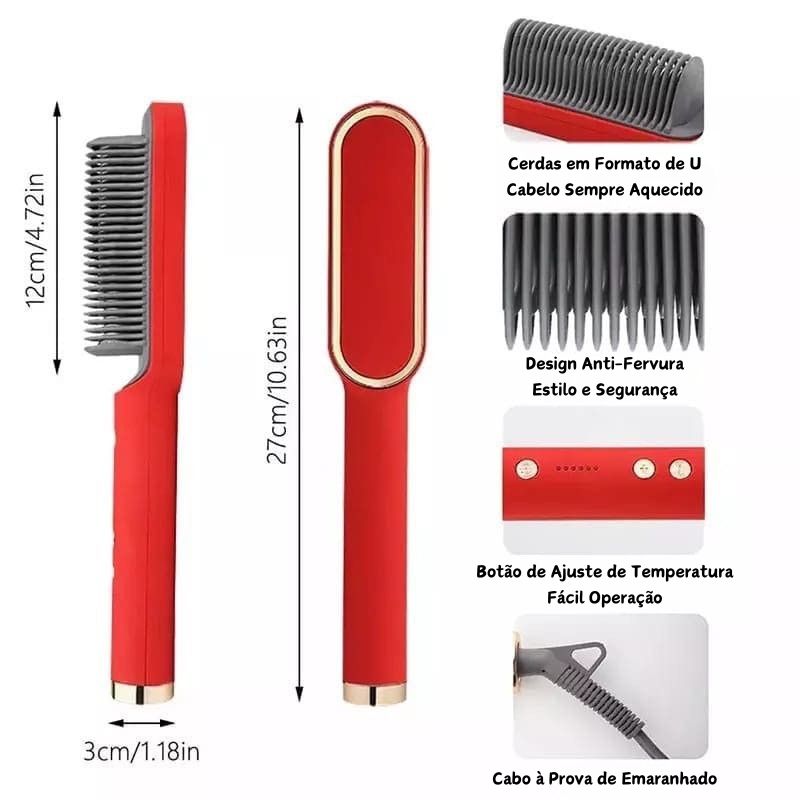 Escova Alisadora BrushPop