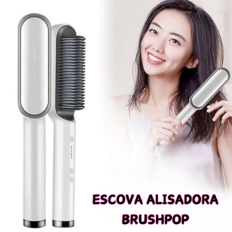 Escova Alisadora BrushPop