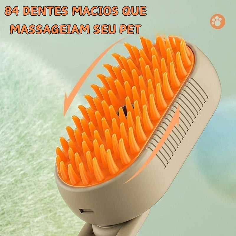 Escova a Vapor para Pets