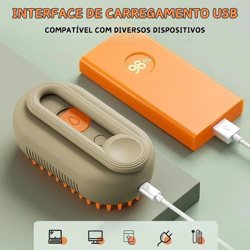 Escova a Vapor para Pets