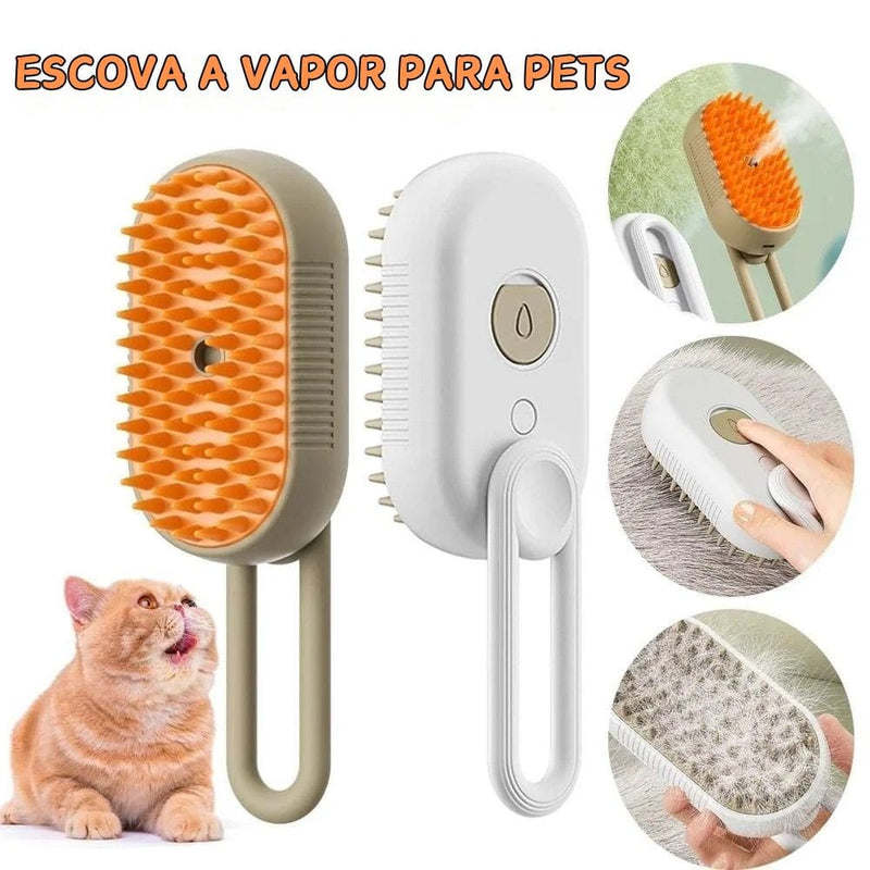 Escova a Vapor para Pets