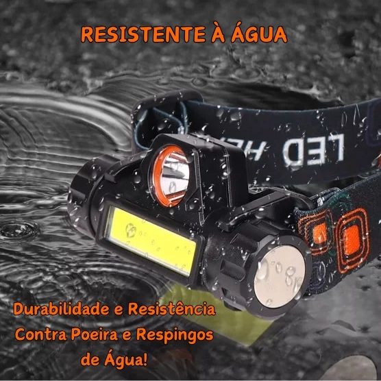 Lanterna de Cabeça Multiuso