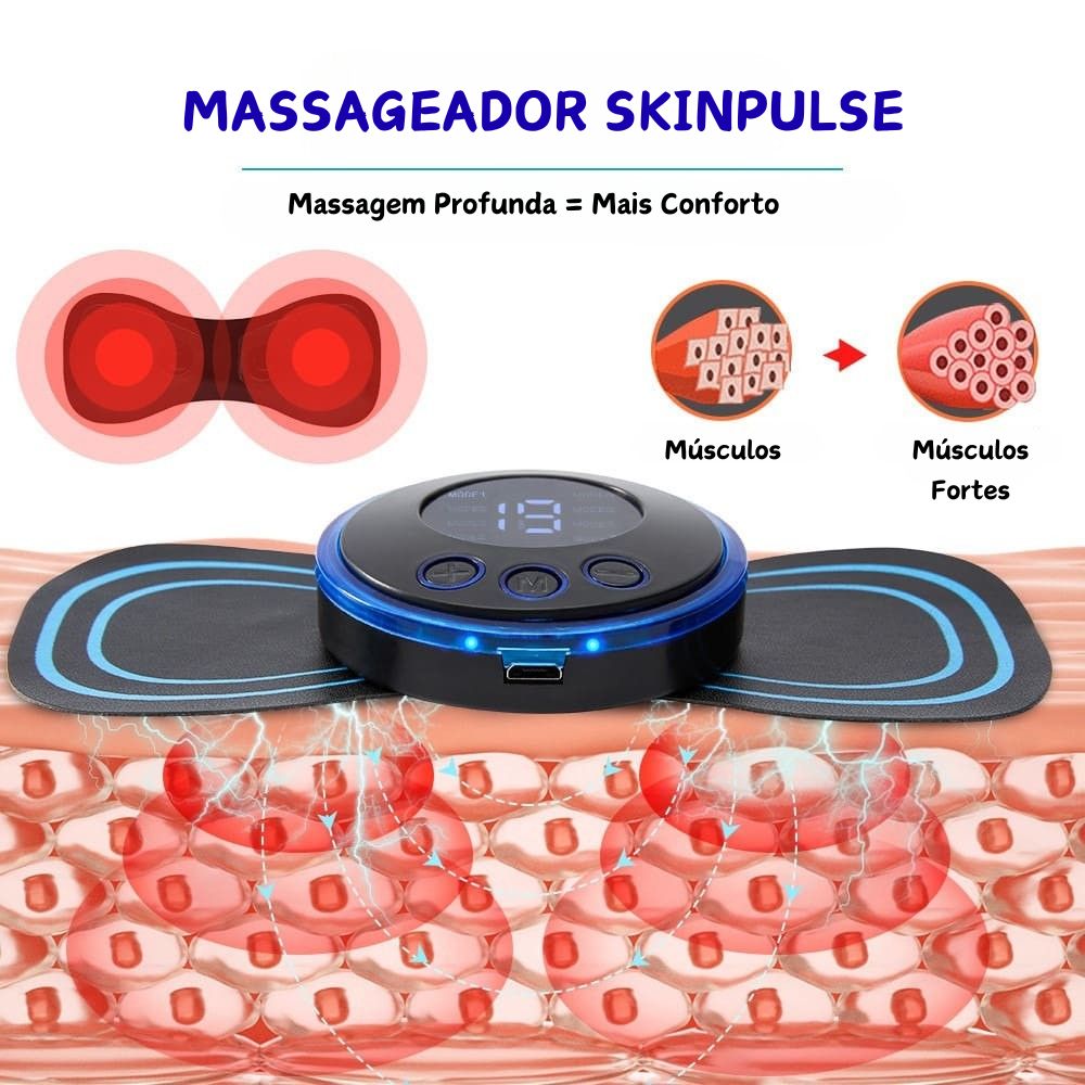 Massageador SkinPulse - Compre e Leve em Dobro