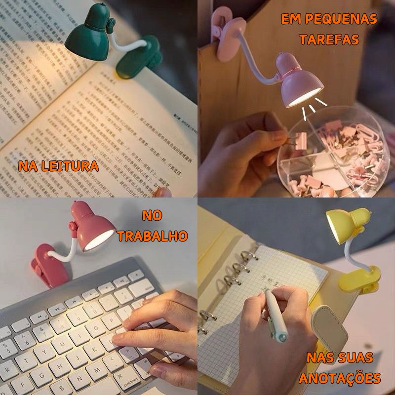 Mini Abajur para Leitura