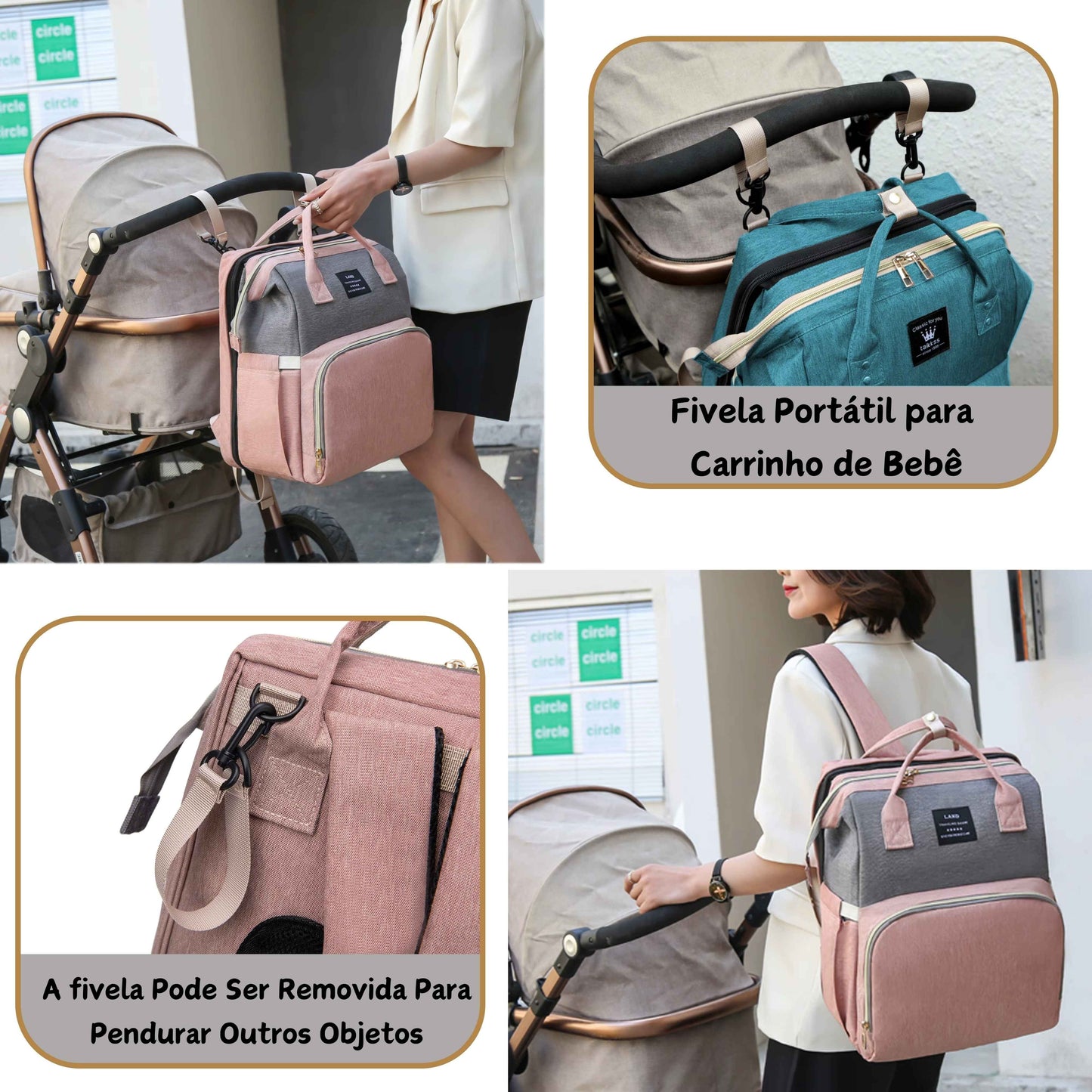 Mochila Berço 2 em 1 Confort