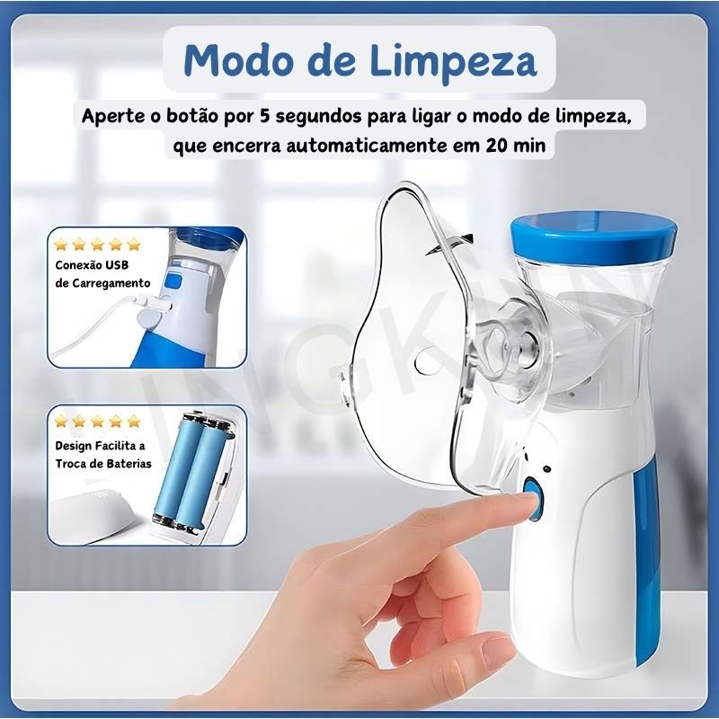 Nebulizador Portátil Silencioso
