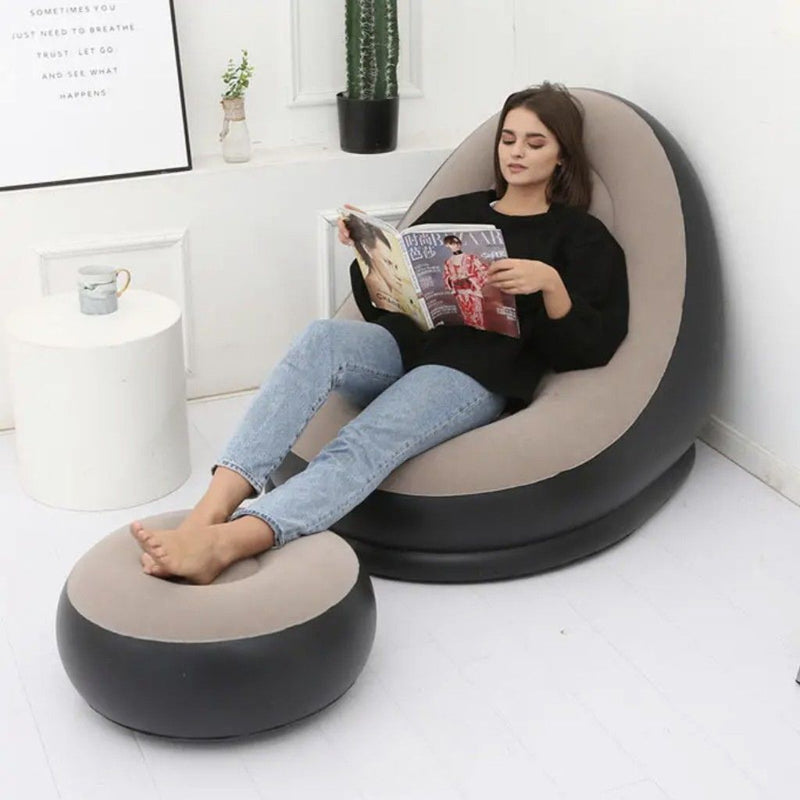 Poltrona e Puff Inflável EasyHome
