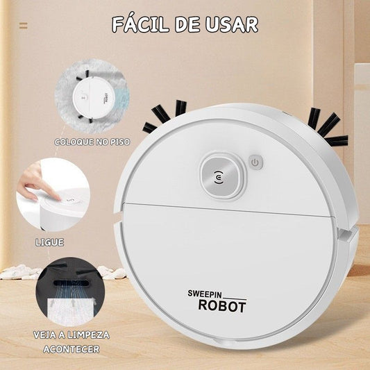 Robô Aspirador Inteligente Multiuso