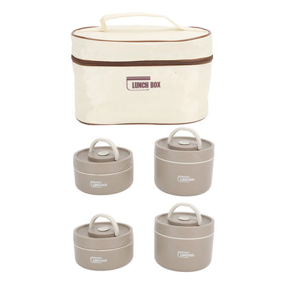 Kit Potes Térmicos Aço Inox 304 com Lancheira