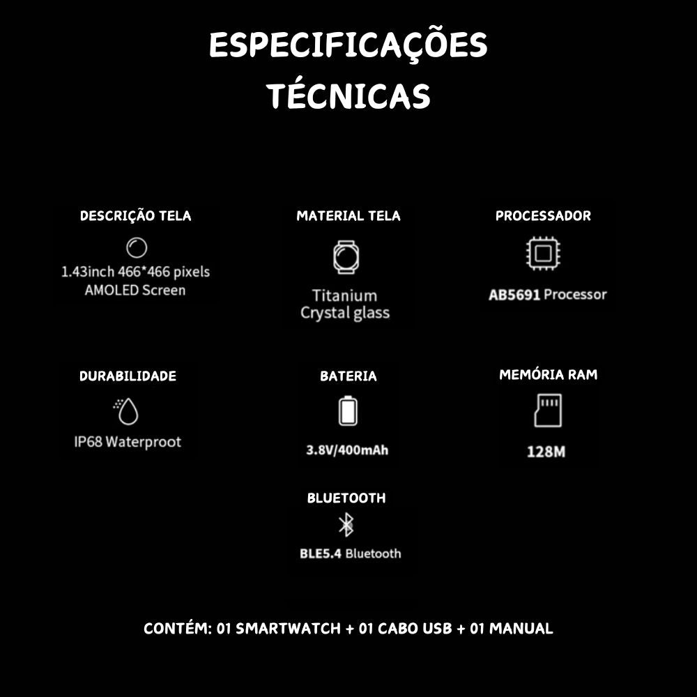 SmartWatch Galáxia Ultra 7