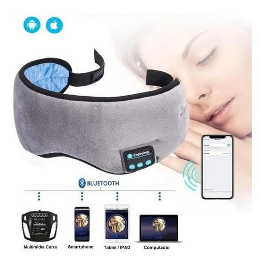 Máscara de Dormir com Fone de Ouvido SonoMusical