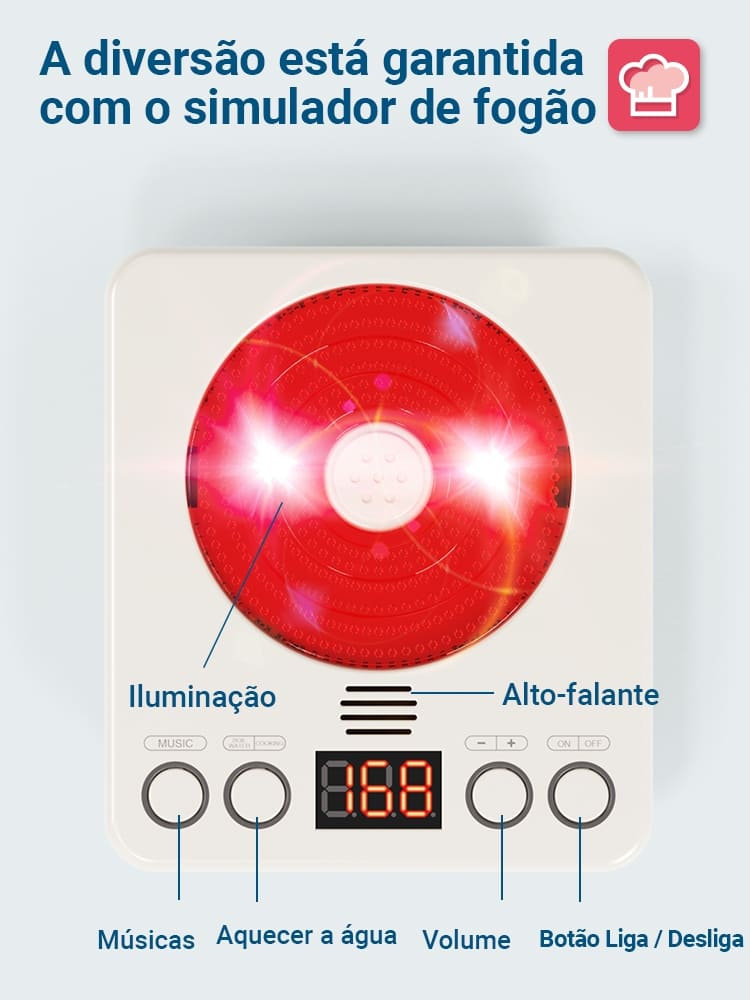 Kit de Cozinha Mini Chef