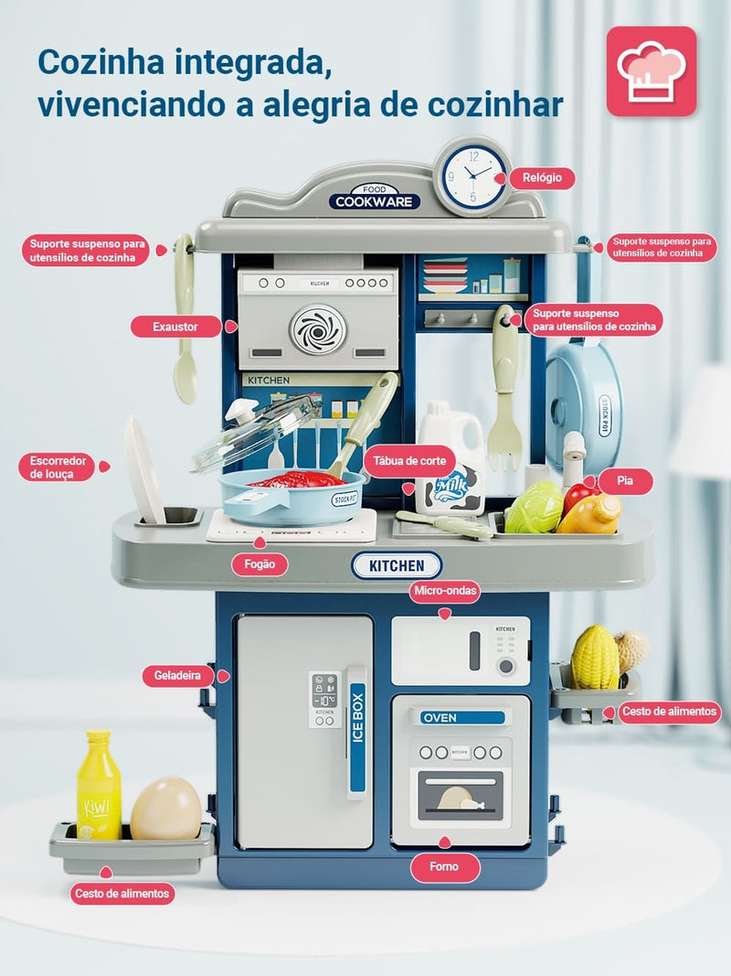 Kit de Cozinha Mini Chef