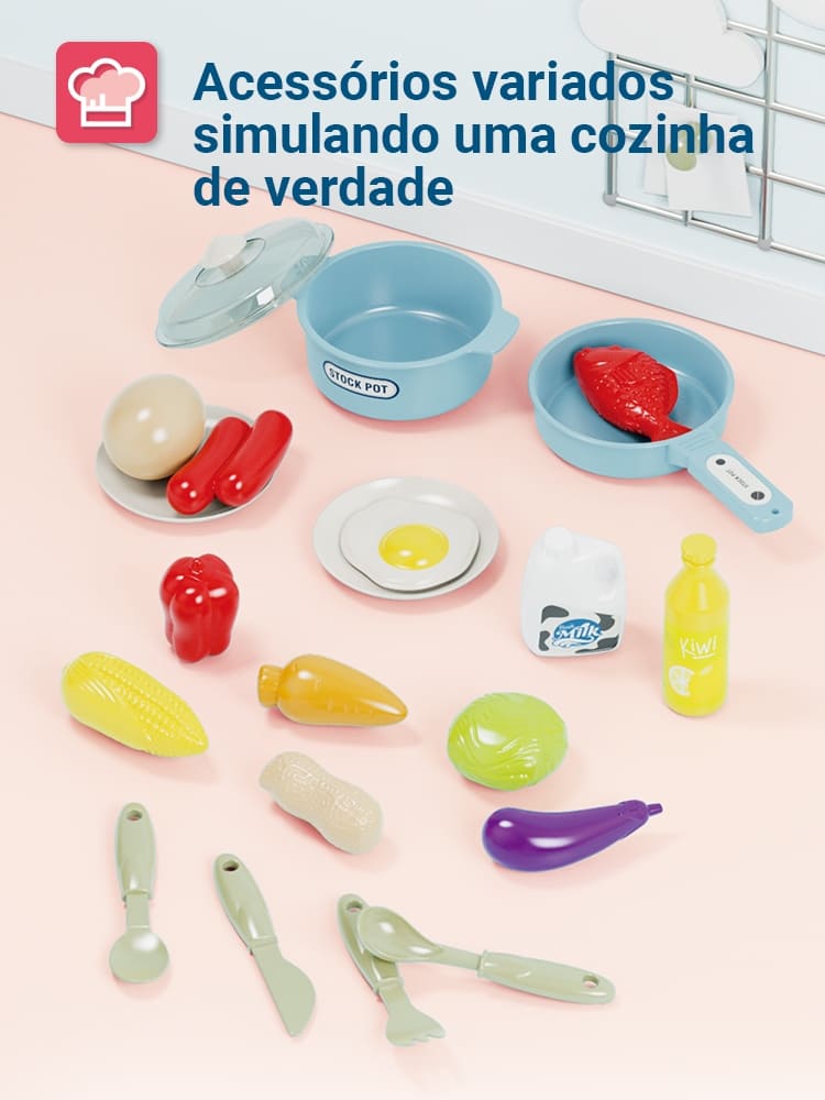 Kit de Cozinha Mini Chef