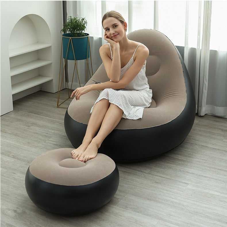 Poltrona e Puff Inflável EasyHome