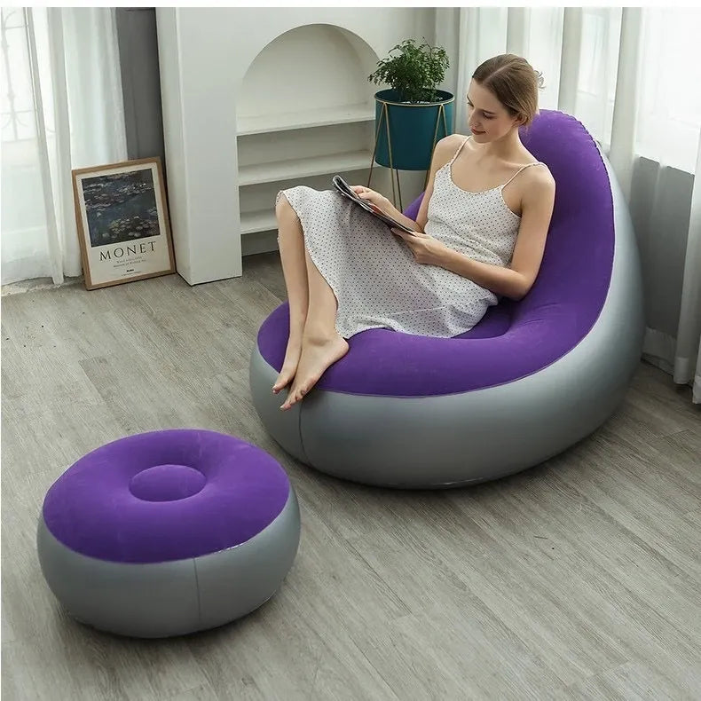 Poltrona e Puff Inflável EasyHome