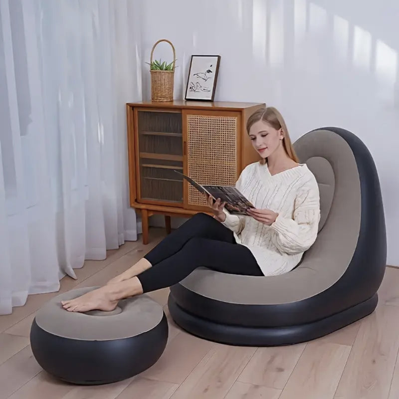 Poltrona e Puff Inflável EasyHome