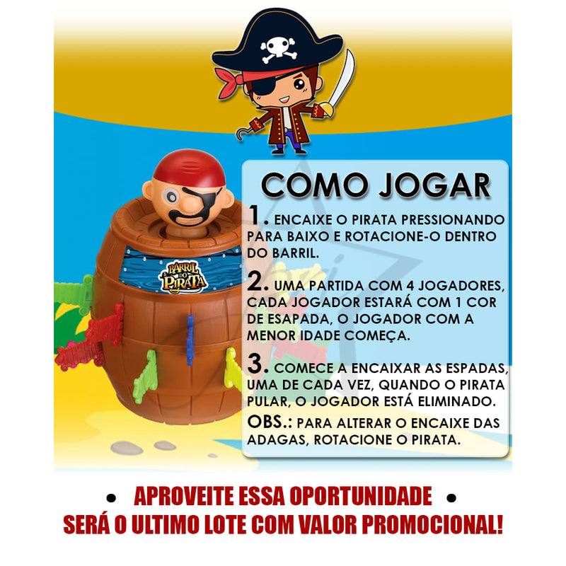 Barril Pula Pirata
