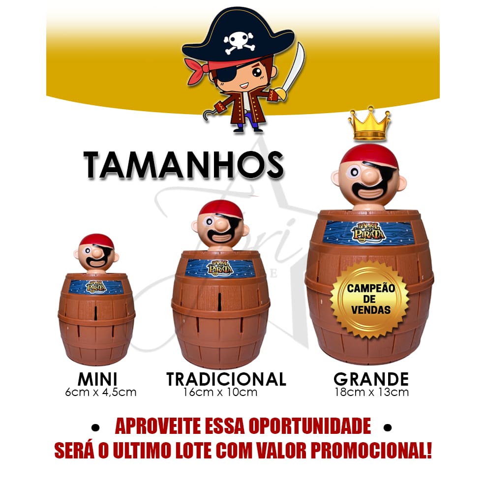 Barril Pula Pirata