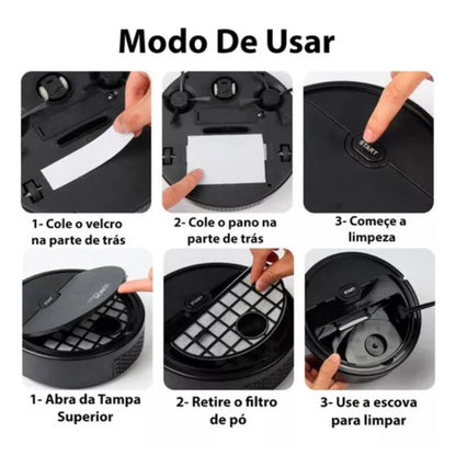 Robô Aspirador Inteligente Multiuso