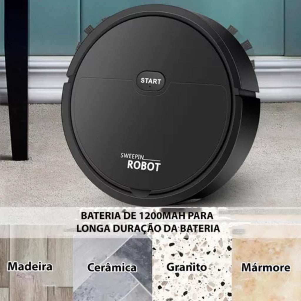 Robô Aspirador Inteligente Multiuso